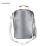 Custom Logo Reusable Wine Bags Travel 2 Bottle Stripes Wine Carry Bag for Wine
