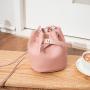 Women's Lychee Pattern Bucket-Shaped Shoulder Bag 2024 Summer Autumn Korean Version New Cross Body Small Bag Shoulder Bag