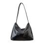 New Design Wholesale Fashionable plain Soft PU leather sling bag shoulder bags for women  with factory price