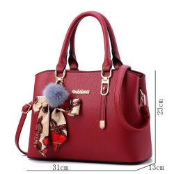Wholesale Price Silk Scarf Handbag Fashion Women Handbags Pu Leather Trendy Women's Shoulder Bags 2023