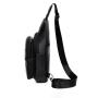 ZWY187 Men Genuine Leather Business Chest Bag Daily Casual Travel Crossbody Bag Lightweight Waterproof New Cell Phone Chest Bag
