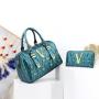 Top selling purse and handbag women quality designer fashion handbag set of two ladies bags with wallet China Guangzhou supplier