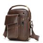 ZF137 New Fashion Leather Shoulder Bag Men Business Crossbody Bag Retro Leisure Head Layer Cowhide Bag Wearable