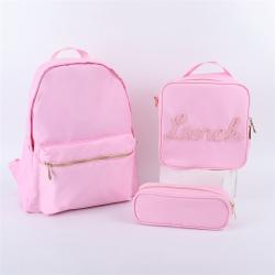 Keymay High Quality Waterproof Nylon Cute Girls Backpack Rucksack School Book Bag High School Backpack