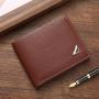 Factory Wholesale Men Wallet Short Soft Leather Wallet Business Casual Horizontal Coin Purse Fashion Large Capacity Men's Purse
