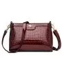 2024 New Luxury Design Small Square Bags for Women Fashion Single Crossbody Shoulder Bag Women's Lacquer Leather Messenger Bag