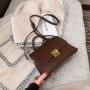 2022 Retro Women's Handbag New Fashion Single Shoulder Crossbody Bag  With Lock Large Capacity Cover Bucket Tote  Ladies Bag