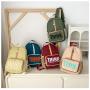 ZR862 Fashion Children Schoolbag Unisex Backpack Oxford Cute Kid Versatile Letter Kindergarten Primary School Bag Outdoor Travel