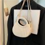 Fashion Popur Design Pure Color handbags Womens Bags 2024 Winter New High Texture Stripe Bags Single Shoulder Slanting Bags