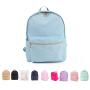 Large capacity customizable logo travel storage bag Macaron Candy Color New Light Pink nylon backpack