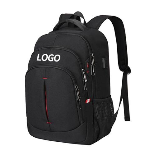Custom Logo Daily Backpack Travel Outdoor College School Computer Laptop Backpacks Pack Bags for Men with USB Charging
