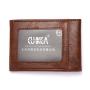HF040 CUIKCA Short Leather Wallet For Men High quality simple thin  Wallets Leather Slim Card Holder for men