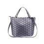 Luxury Designer Geometric Lattice Luminous Women Bags Handbags Holographic Reflective Purses for Women