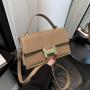 Popular Premium Ladies Bag 2024 New Retro Underarm Small Square Bag H Buckle Lock Shoulder Crossbody Bags
