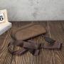 ZWY319 Wholesale Men Vintage PVC Leather Crossbody Bag Daily Casual Simple Shoulder Bag Customizable Travel Outdoor Storage Bag