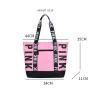 Gelory Fashion Large Capacity Shopping Bags Nylon Folding Waterproof Shoulder Tote Bag Travel Handbag for Women