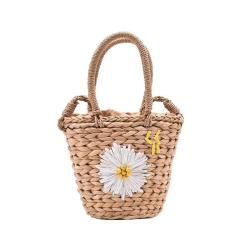 2024 New Arrival Fashion Women Weave Straw Beach Bags For Ladies Casual Hand Bag