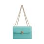 2022 Gold Chain Metal Shoulder Handbags Pu Plain Designer Sling Lady Bags Women Purses Shoulder Bags