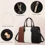 LOVEVOOK Laptop Tote Bag for Women 15.6 inch Computer Tote Work Handbags Purses Large Waterproof Office Ladies Leather Briefcase