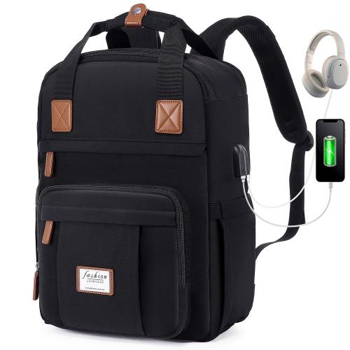 LOVEVOOK Custom Logo Waterproof School Backpack Bags Mochilas Daily Travel Business USB laptop backpack Student School bags