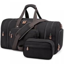 LOVEVOOK hot sale unisex Duffle bags Airplanes Overnight Carry men women weekend Travel Bags with Shoe Compartment
