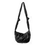Korean New Shoulder Bag Women's Fashion Casual Crossbody Bag Large Capacity Soft Leather PU Creative Embroidery Dumpling Bag