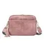HOT sale vegan leather bags women handbags ladies luxury fashion shoulder bag cross-body bags with wide strap with tassel zipper