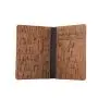Eco-friendly Natural Bifold Pocket Credit Card Holder RFID Real Cork Leather Wallet for Men Minimalist