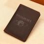 RFID Passport Bag Crazy Horse Leather Travel Wallet For Men Credit Card Cover Boarding Passes Notes Travel Passport Holder