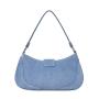 Fully Custom Factory Denim Women Underarm Bags Stylish Lady Hobo Bags Premium Metal Buckle Custom Logo Ladies Shoulder Bags