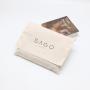 High Quality Natural Twill Cotton Envelope Swimwear Clothing Packaging Bag Envelope Cotton Dust Shoe Pouch