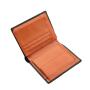 Wholesale tri-fold wallets for men with big coin pocket rfid blocking logo customized synthetic leather