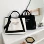 Large Capacity Women Fashion Handbags Canvas Bags Women Handbags Ladies Alphabet Printing Designer Women Bags