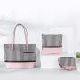 Lovevook Fashion luxury Tote Bags Shoulder Purse Work Bags Sets Women Designer 3 in 1 PU Leather crossbody purses and Handbags