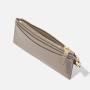 Custom Logo Leather Card Holder Coin Purse With Metal Chain Wallet Credit Card Holder