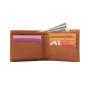 Branded 2 in 1 gents travel wallet purse short bifold rfid blocking pu leather zipper coin men wallet