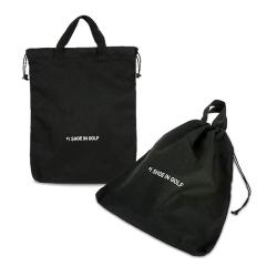 Gelory Portable Shoes Bag Travel Sports Black Dustproof Drawstring Shoe Carry Organizer Storage Bag