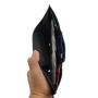 Wholesale leather trifold wallet rfid blocking slim card holder wallet with zipper coim purse