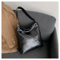 Popular design fashion retro stitching bag women's tote bag 2024 new high quality shoulder underarm bag backpack for women
