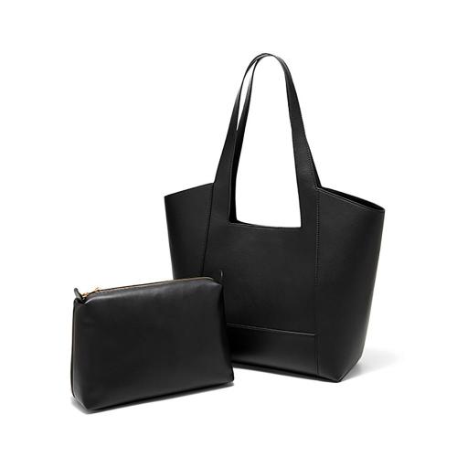 Custom Logo Women Fashion Plain  Leather Handbags  Large Size Shoulder Bag Luxury Casual Simply Fashion Latest Women Tote Bags
