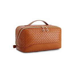 Waterproof custom pu leather cosmetic makeup bag pouch box for bush bra storage