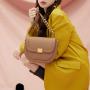 2024 Fashion Affordable Luxury PU Leather Bags Half Moon Purse and Handbag Shoulder Sling Bag Saddle Bag For Women