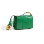 2024 Custom Logo Woven Oiled Genuine Leather Shoulder Bag For Women Luxury Purse