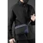 HR769 New Men's Solid Anti Splash Film Nylon Crossbody Bag Horizontal Casual And Trendy Men's One Shoulder Pack Ventilate