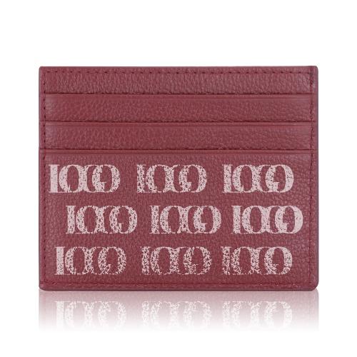 Custom Credit Card Holder Wallet RFID Blocking Leather Ultra Slim Wallet Credit Card Case Card Protector Front Pocket Wallets