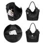 REALER Vintage Women PU Leather Shoulder Bags Fashion Hobo Hand Bags Ladies Large Purse and Handbags Set Tote Bag for Women