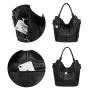 REALER Vintage Women PU Leather Shoulder Bags Fashion Hobo Hand Bags Ladies Large Purse and Handbags Set Tote Bag for Women