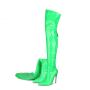Stivali Donna Women Jelly Patent Leather Pointy Toe Stiletto Heel Over The Knee Boots Elegant Winter Thigh High Boots For Ladies