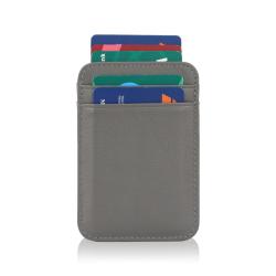 Wholesale Genuine leather business card holder rfid blocking leather credit card holder