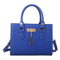 HR549 Woman New Brand PU Leather Bags Deer Decoration Handbag for Women Ladies Little Ornaments Crossbody Shoulder Square Bag